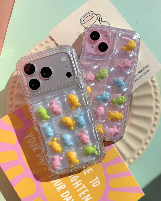 Charm Puff Bits - Goldfishies
