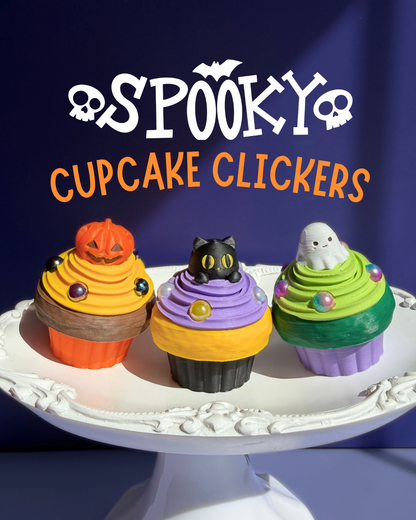 Spooky Cupcake Clickers  [LIMITED EDITION]