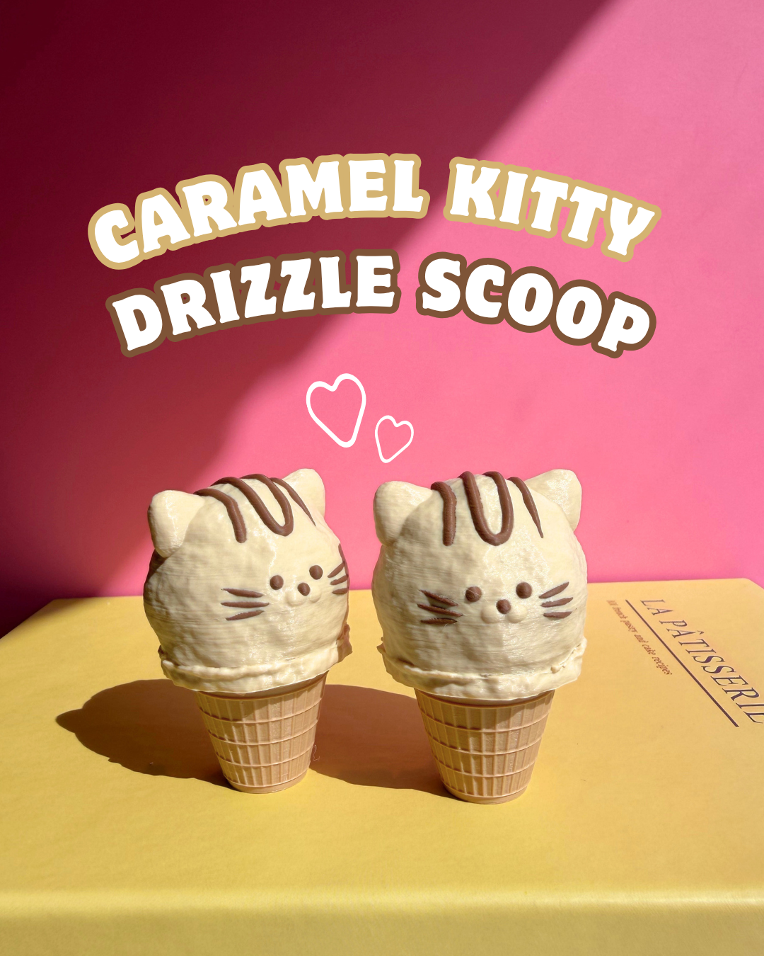 Caramel Kitty Drizzle Scoop Clicker