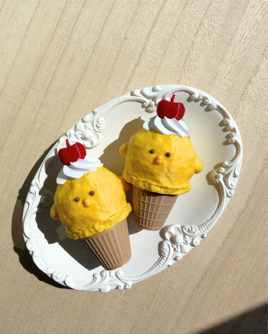 Cherry-on-Top Chick Scoop