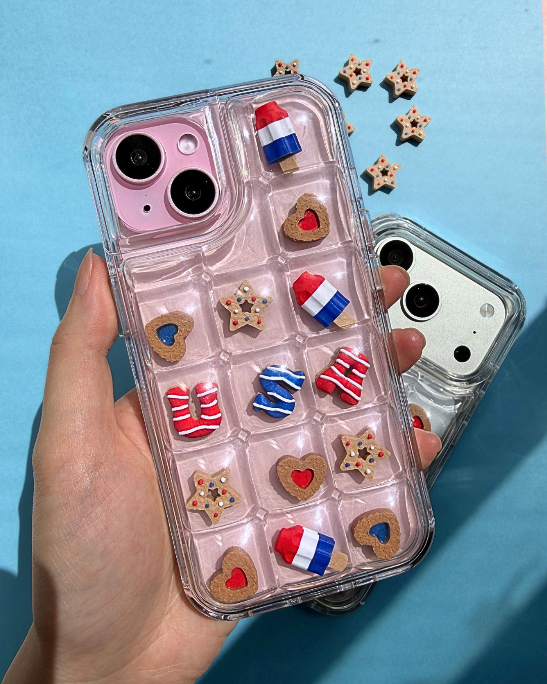Charm Puff Bits - USA Birthday Party