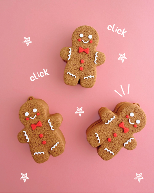 Gingerbread Clicker Ornament