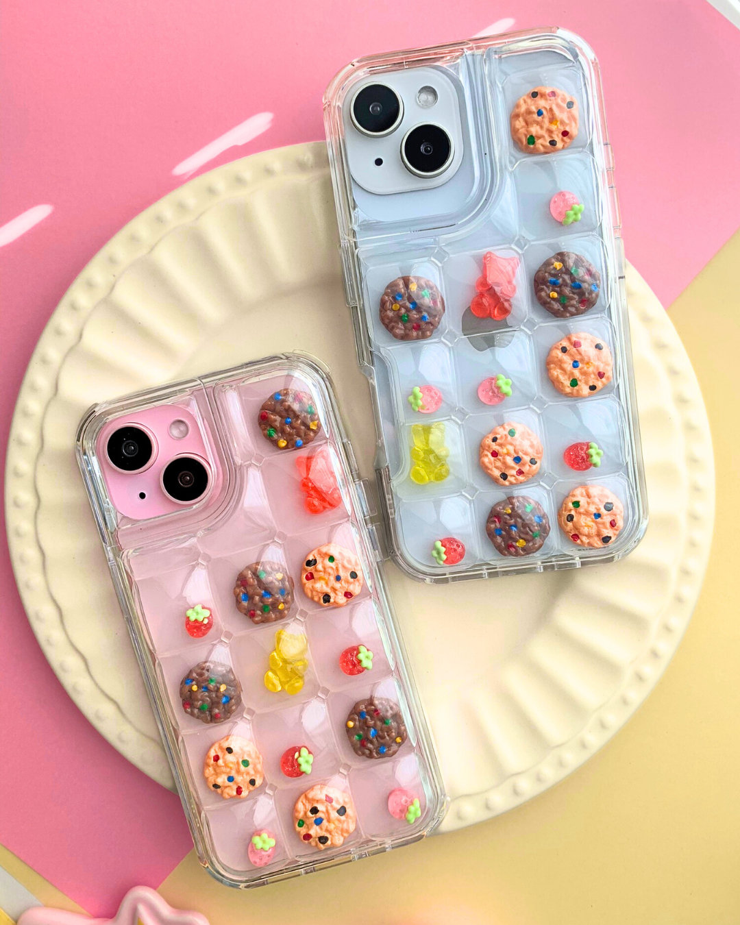 Charm Puff Bits - Berry Choco Bears