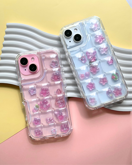 Charm Puff Stickies – Sakura Bloom