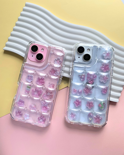 Charm Puff Stickies – Sakura Bloom