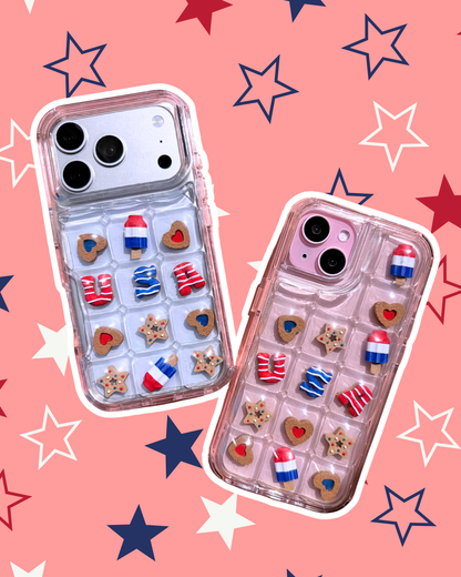 Charm Puff Bits - USA Birthday Party
