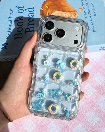 Charm Puff Bits - Soda Pop Blue