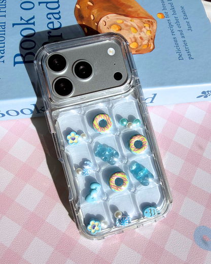 Charm Puff Bits - Soda Pop Blue