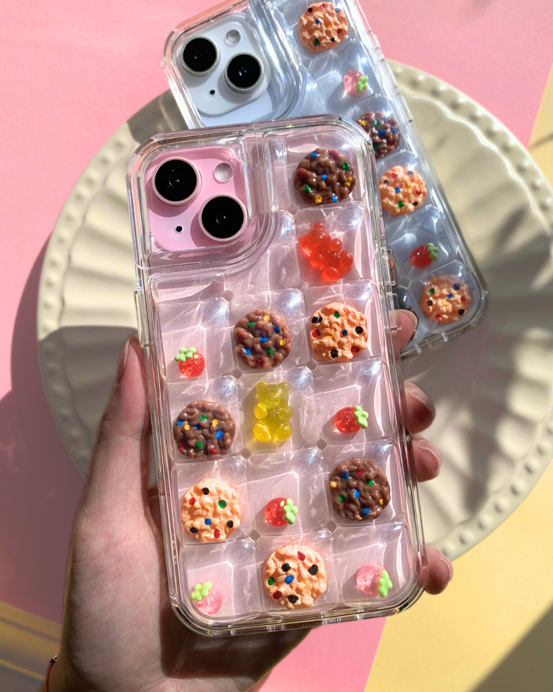 Charm Puff Bits - Berry Choco Bears