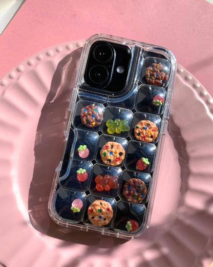 Charm Puff Bits - Berry Choco Bears