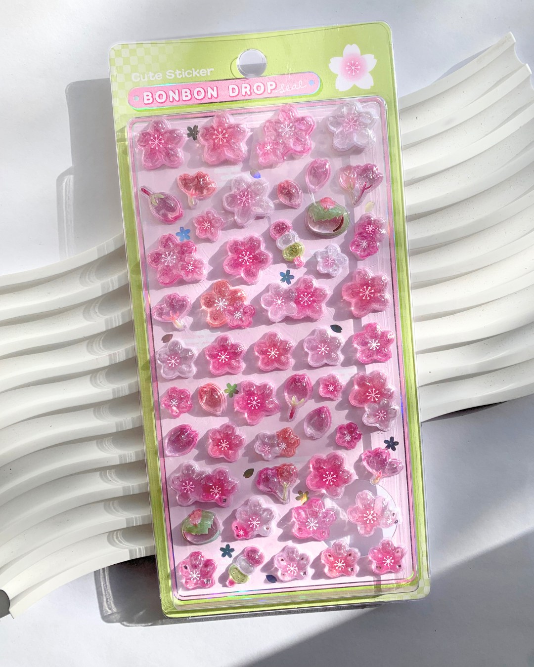 Charm Puff Stickies – Sakura Bloom