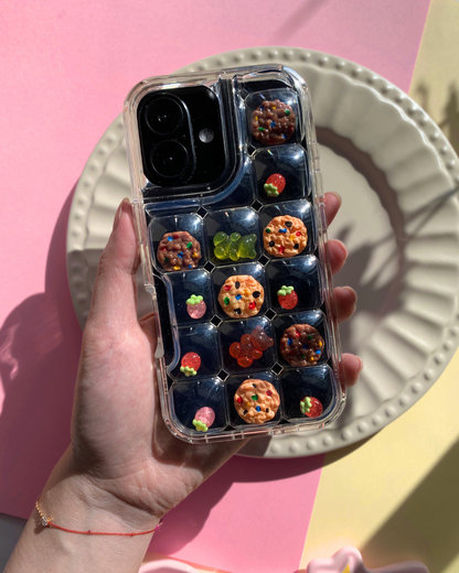 Charm Puff Bits - Berry Choco Bears