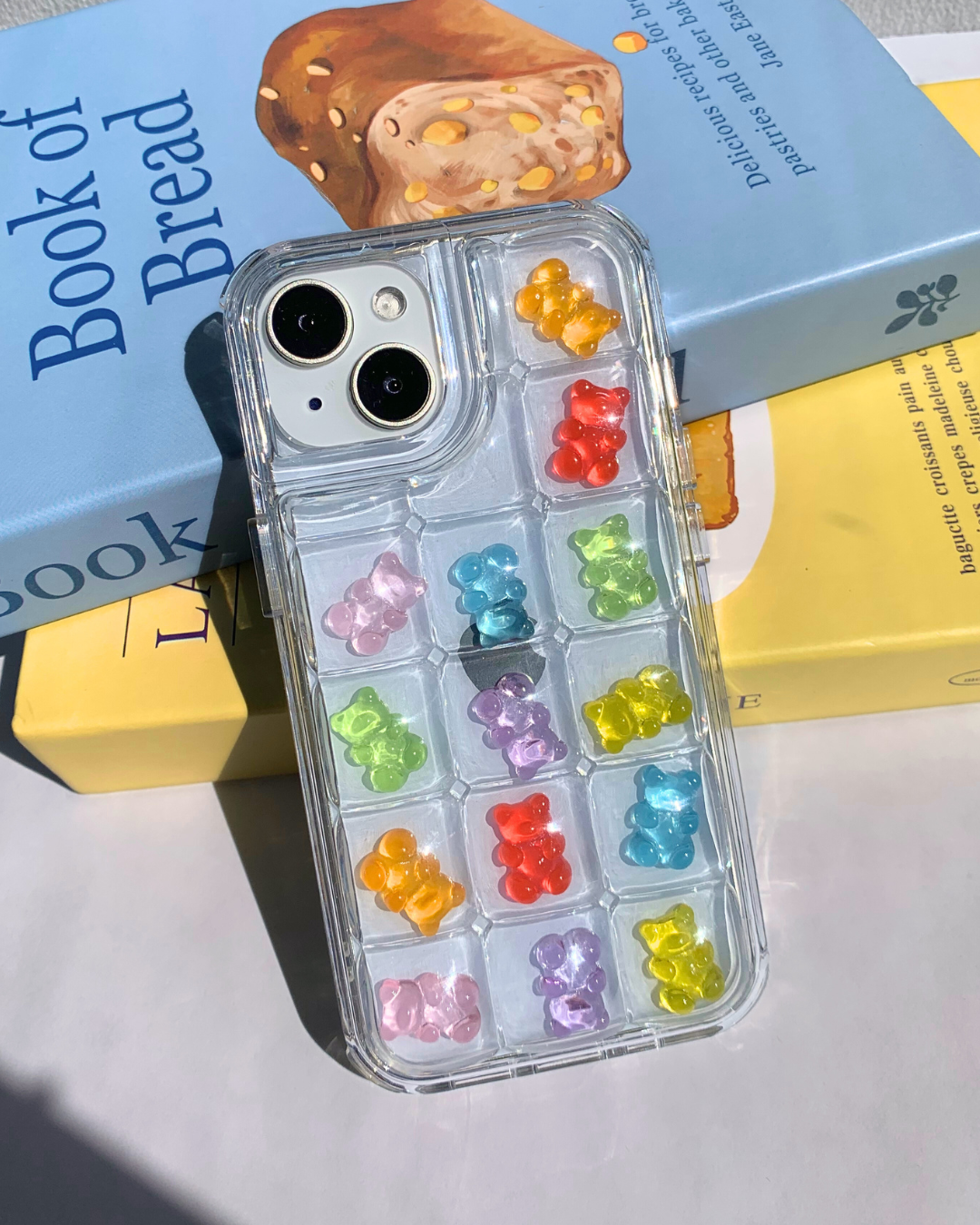 Charm Puff Bits - Rainbow Bears