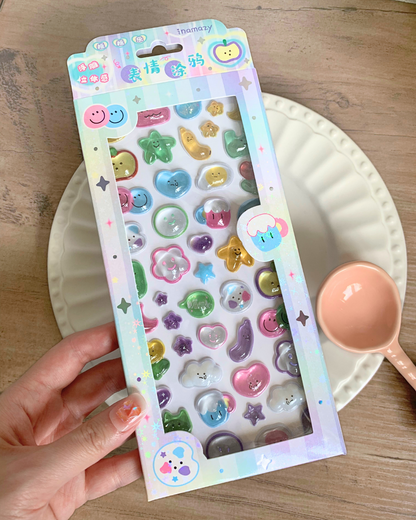 Charm Puff Stickies – Daily Emoji