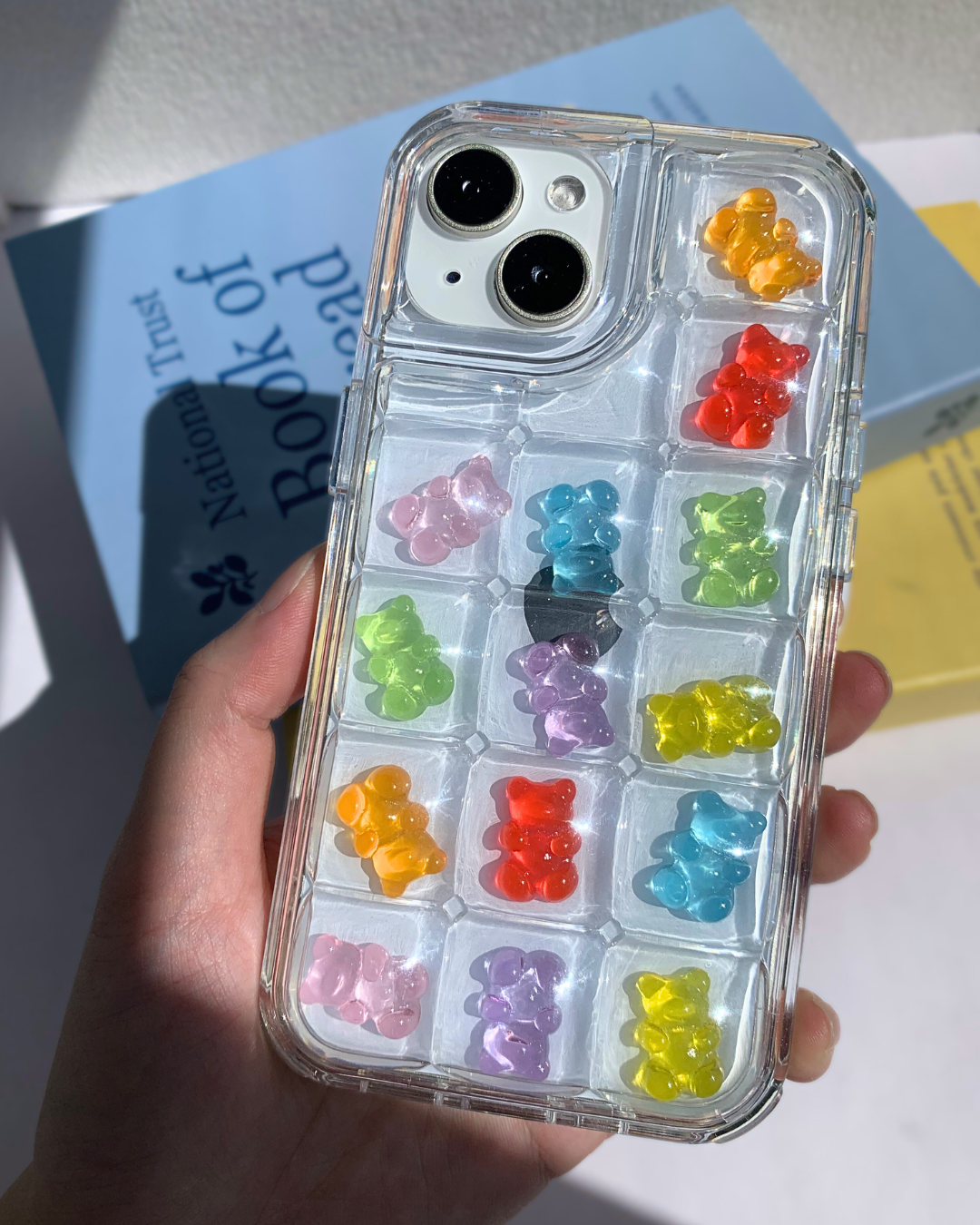 Charm Puff Bits - Rainbow Bears