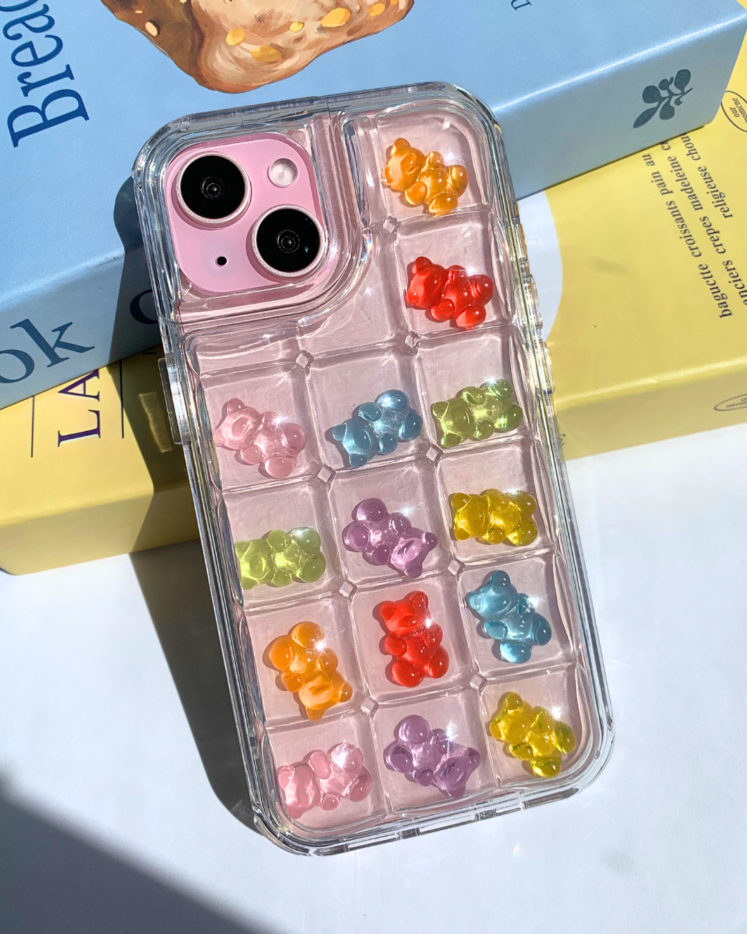 Charm Puff Bits - Rainbow Bears