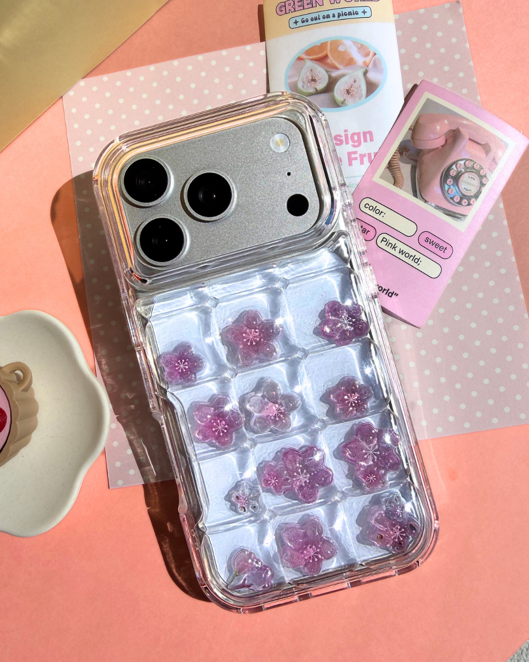 Charm Puff Stickies – Sakura Bloom